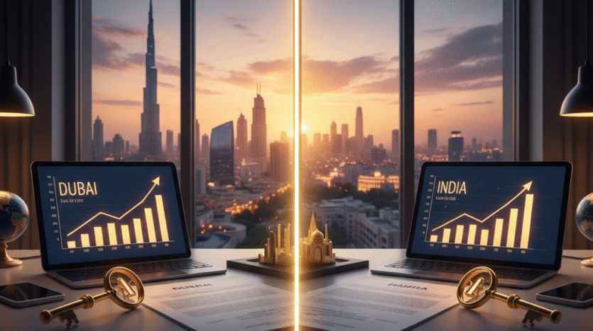 Buying Property in Dubai vs India